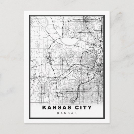 Kansas City Kaart (Voorkant)