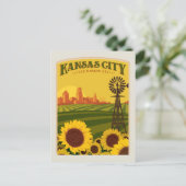 Kansas City Kansas Briefkaart (Staand voorkant)