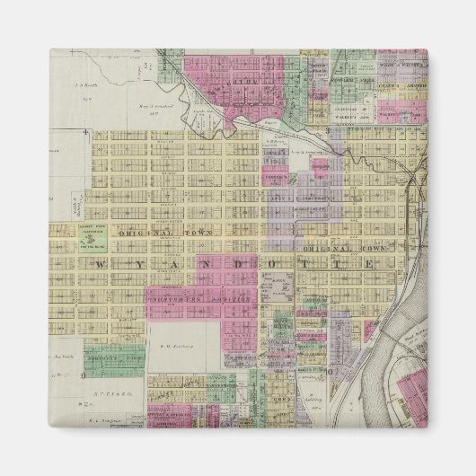 Kansas City Kansas Magneet (Voorkant)