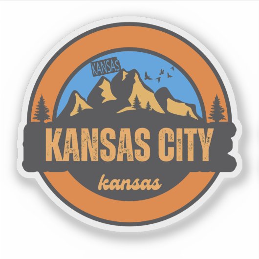 Kansas City, Kansas Sticker (Voorkant)