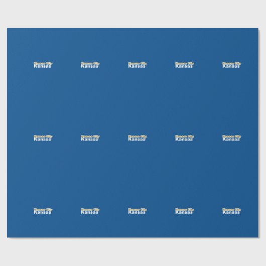 Kansas City, Kansas Wrapping Paper Cadeaupapier (Vlak)