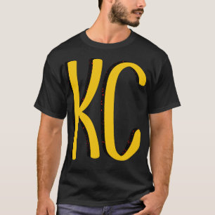 Kansas City KC rood en geel chiefs Missouri roya T-shirt