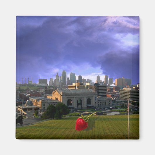 Kansas City Keuken Kunst Magneet (Voorkant)