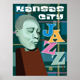 Kansas City Landmarks: KC Jazz - 18 x 24 Poster