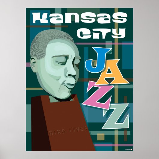 Kansas City Landmarks: KC Jazz - 18 x 24 Poster (Voorkant)