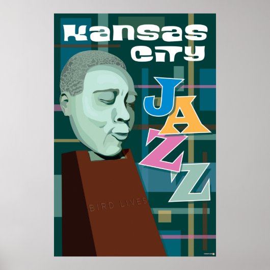 Kansas City Landmarks: KC Jazz - 24 x 36 Poster (Voorkant)