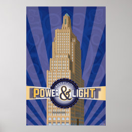 Kansas City Landmarks: KCPL - 24 x 36 Poster