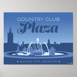 Kansas City Landmarks: Landclub - 16 x 12 Poster