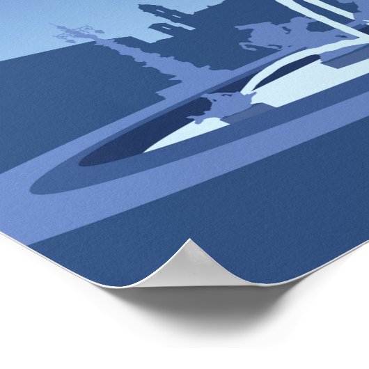 Kansas City Landmarks: Landclub - 24 x 18 Poster (Hoek)