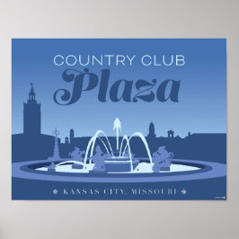 Kansas City Landmarks: Landclub - 24 x 18 Poster