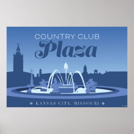 Kansas City Landmarks: Landclub - 36 x 24 Poster