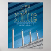 Kansas City Landmarks: Sky Stations - 18 x 24 Poster (Voorkant)