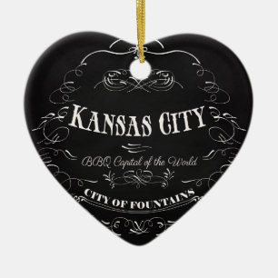 Kansas City Missouri - BBQ Capital of the World Keramisch Ornament