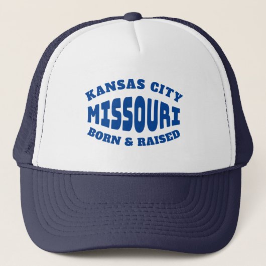 Kansas City Missouri Born and Raised Trucker Pet (Voorkant)