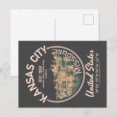 KANSAS CITY - MISSOURI  BRIEFKAART (Voorkant / Achterkant)