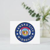 Kansas City Missouri Briefkaart (Staand voorkant)