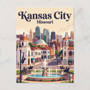 Kansas City, Missouri Briefkaart