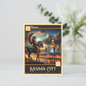 Kansas City, Missouri |  Briefkaart (Staand voorkant)