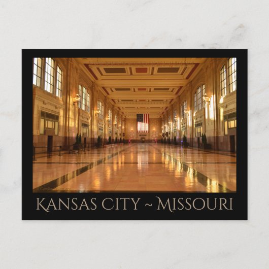 Kansas City ~ Missouri Briefkaart (Voorkant)