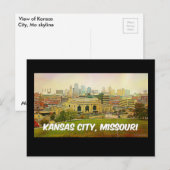 Kansas City, Missouri Briefkaart (Voorkant / Achterkant)