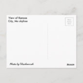 Kansas City, Missouri Briefkaart (Achterkant)