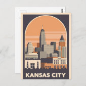 Kansas City, Missouri Briefkaart (Voorkant / Achterkant)