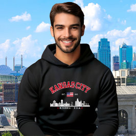 Kansas City Missouri Cityscape  Hoodie