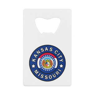 Kansas City Missouri Creditkaart Flessenopener