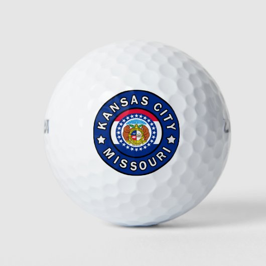 Kansas City Missouri Golfballen (Voorkant)