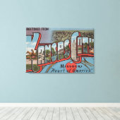 Kansas City, Missouri (hart) Canvas Afdruk (Insitu (Houten vloer))