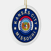 Kansas City Missouri Keramisch Ornament (Rechts)