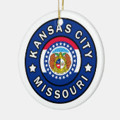 Kansas City Missouri Keramisch Ornament (Links)