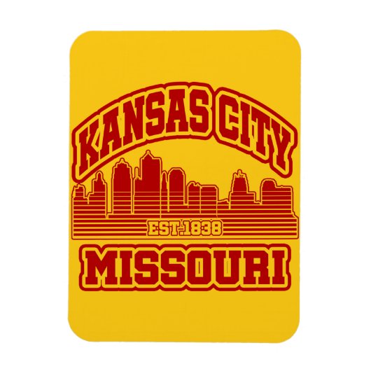 Kansas City, Missouri Magneet (Verticaal)