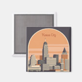 Kansas City, Missouri Magneet (Voorkant / Achterkant)