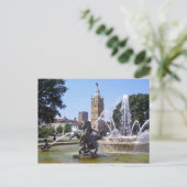 Kansas City, Missouri Plaza fontain Briefkaart (Staand voorkant)