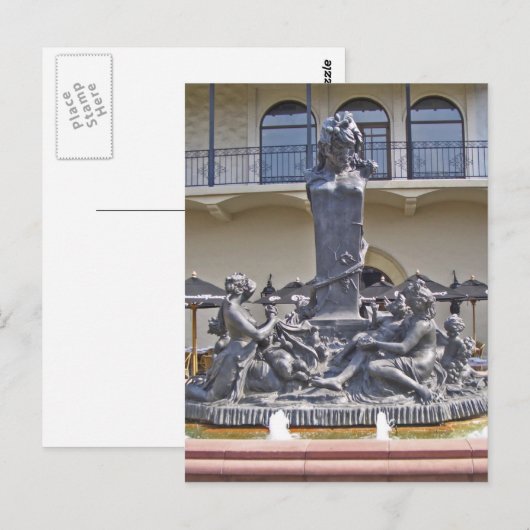 Kansas City, Missouri Plaza fontain Briefkaart (Voorkant / Achterkant)