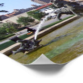 Kansas City, Missouri Plaza fontain Poster (Hoek)