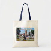 Kansas City Missouri Plaza Fontein Foto Tote Bag (Voorkant)
