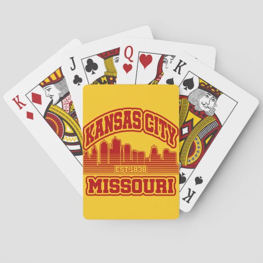 Kansas City, Missouri Pokerkaarten (Achterkant)