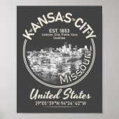 KANSAS CITY - MISSOURI  POSTER (Voorkant)