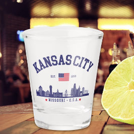 Kansas City Missouri Pride | City Skyline  Shot Glas