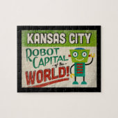 Kansas City Missouri Robot - Funny  Legpuzzel (Horizontaal)