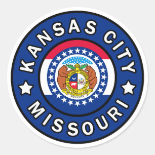 Kansas City Missouri Ronde Sticker