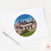 Kansas City Missouri Ronde Sticker (Envelop)