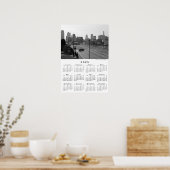 Kansas City, Missouri Skyline 2025 Kalender Poster (Keuken)