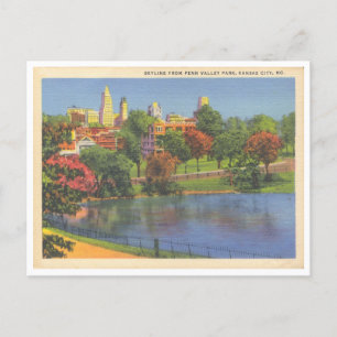 Kansas City Missouri skyline Briefkaart