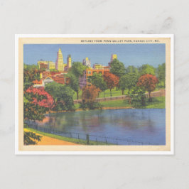 Kansas City Missouri skyline Briefkaart