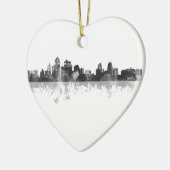 KANSAS CITY, MISSOURI SKYLINE KERAMISCH ORNAMENT (Links)
