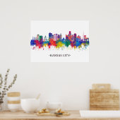Kansas City Missouri Skyline Poster (Keuken)