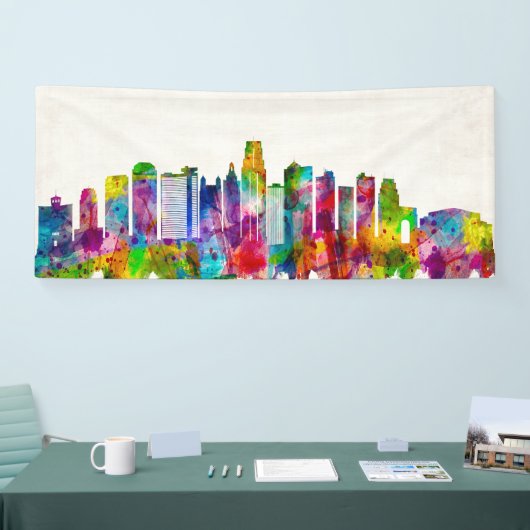 Kansas City Missouri Skyline Spandoek (Beurs)